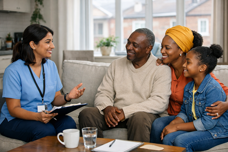 Healthy meal being prepared in a home kitchen